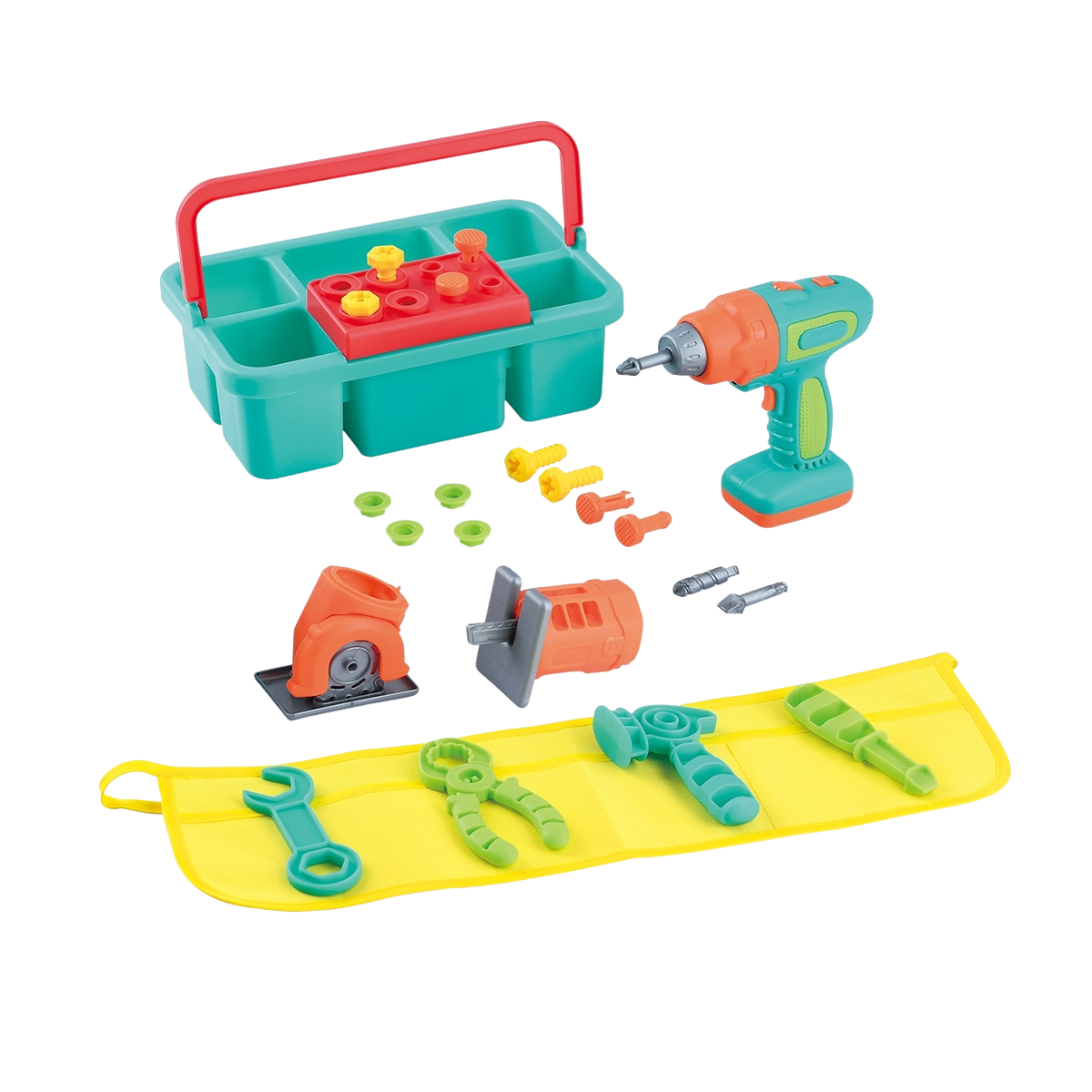 Playgo | Juego De Caja De Herramientas De Bricolaje b/o