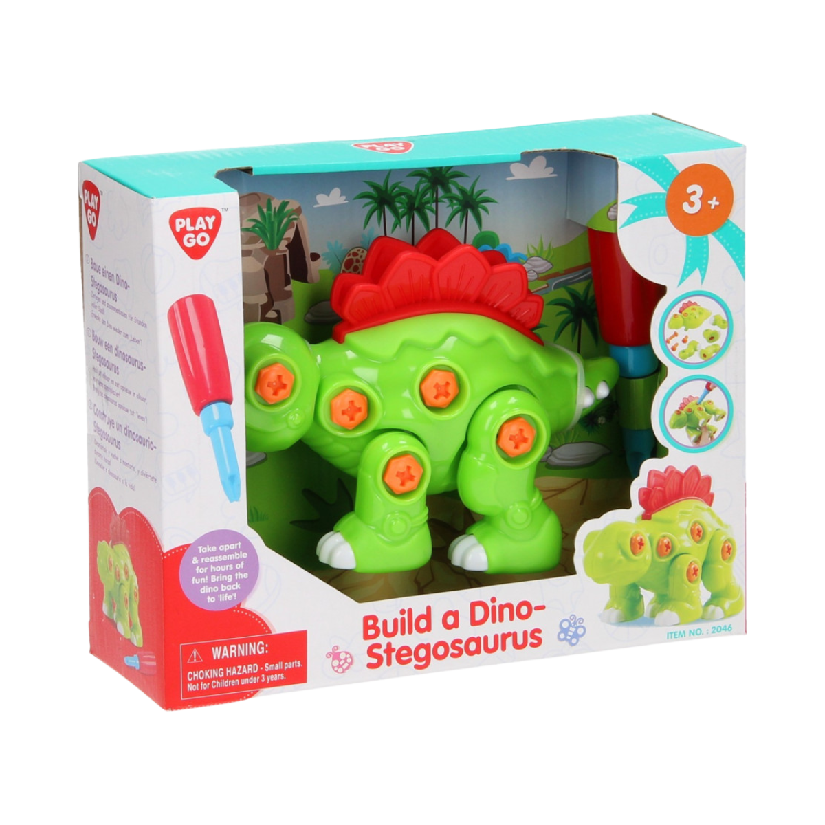 Playgo | Build a Dino - Stegosaurus