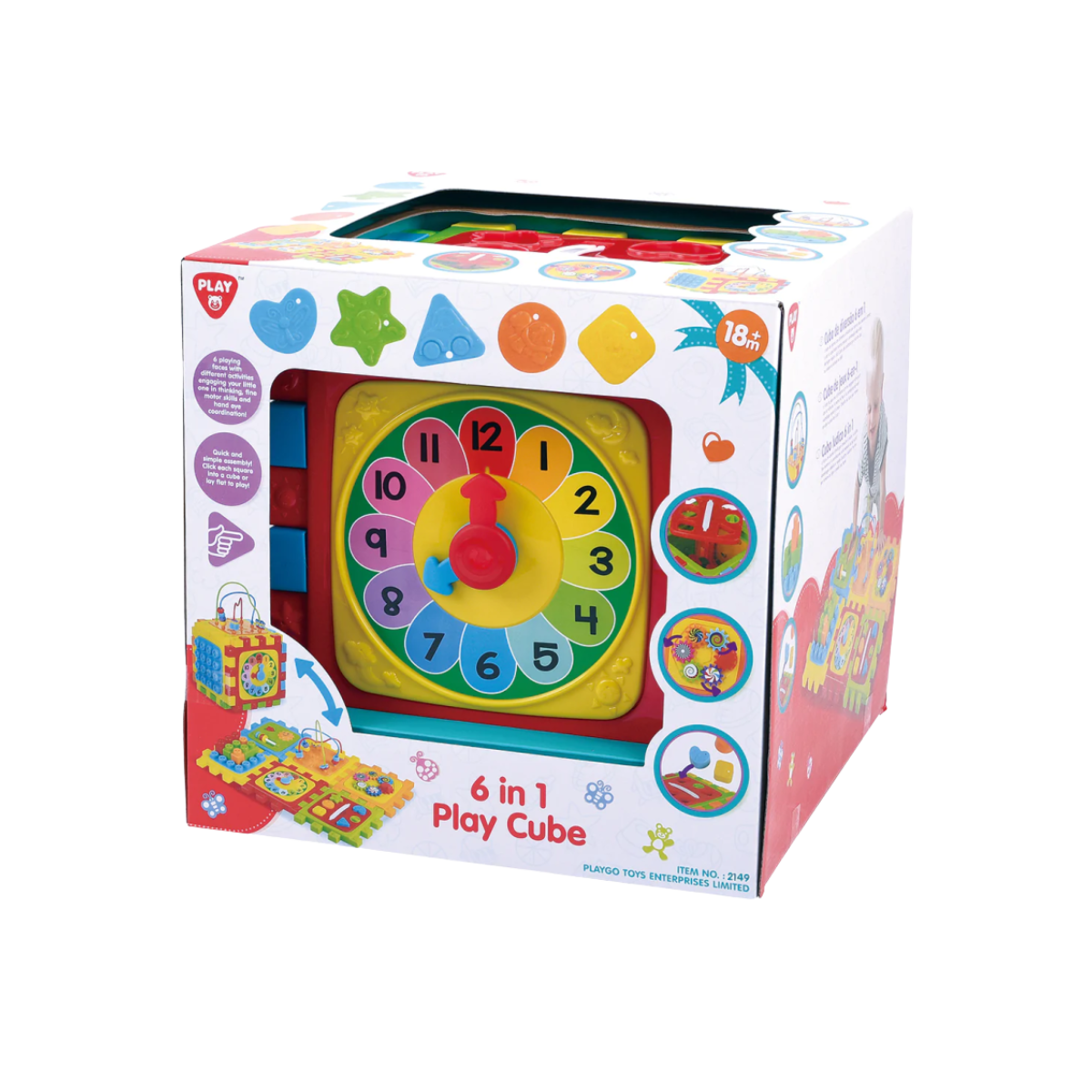 Playgo  | 6 In 1 Play Cube