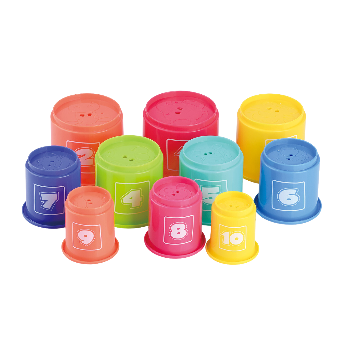 Animals &amp; Numbers Stacking Towers