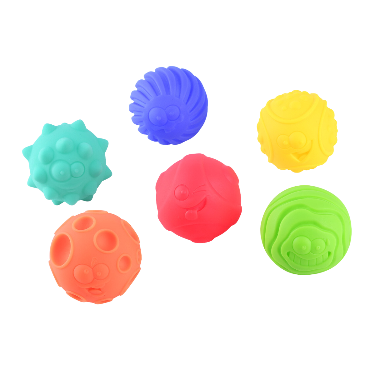 Playgo | Rainbow Textured Balls