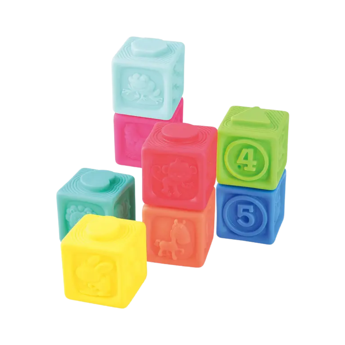 Playgo | bloques apilables sensoriales - 8 piezas *