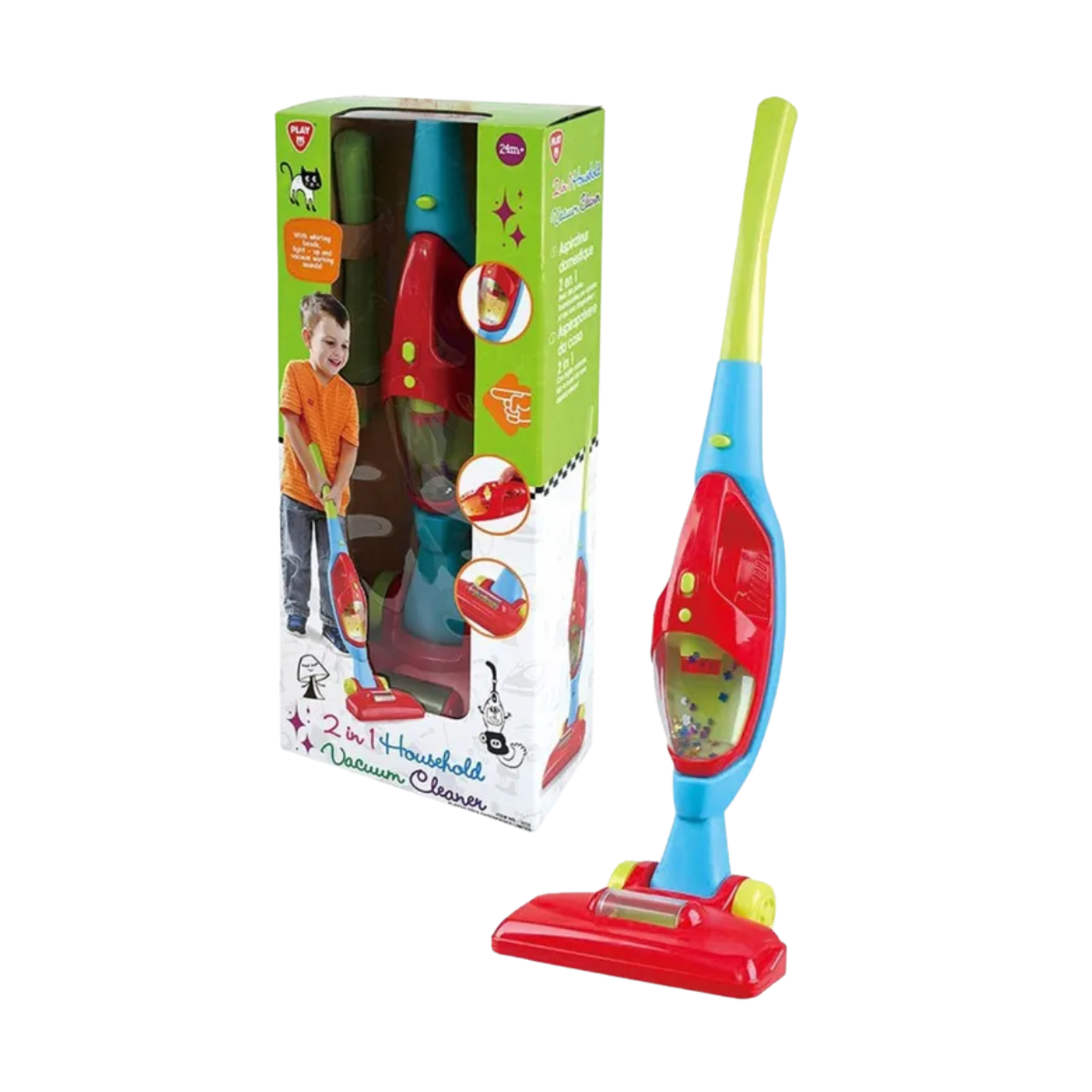 Playgo | 2 In 1 Householf Vacuum Cleaner