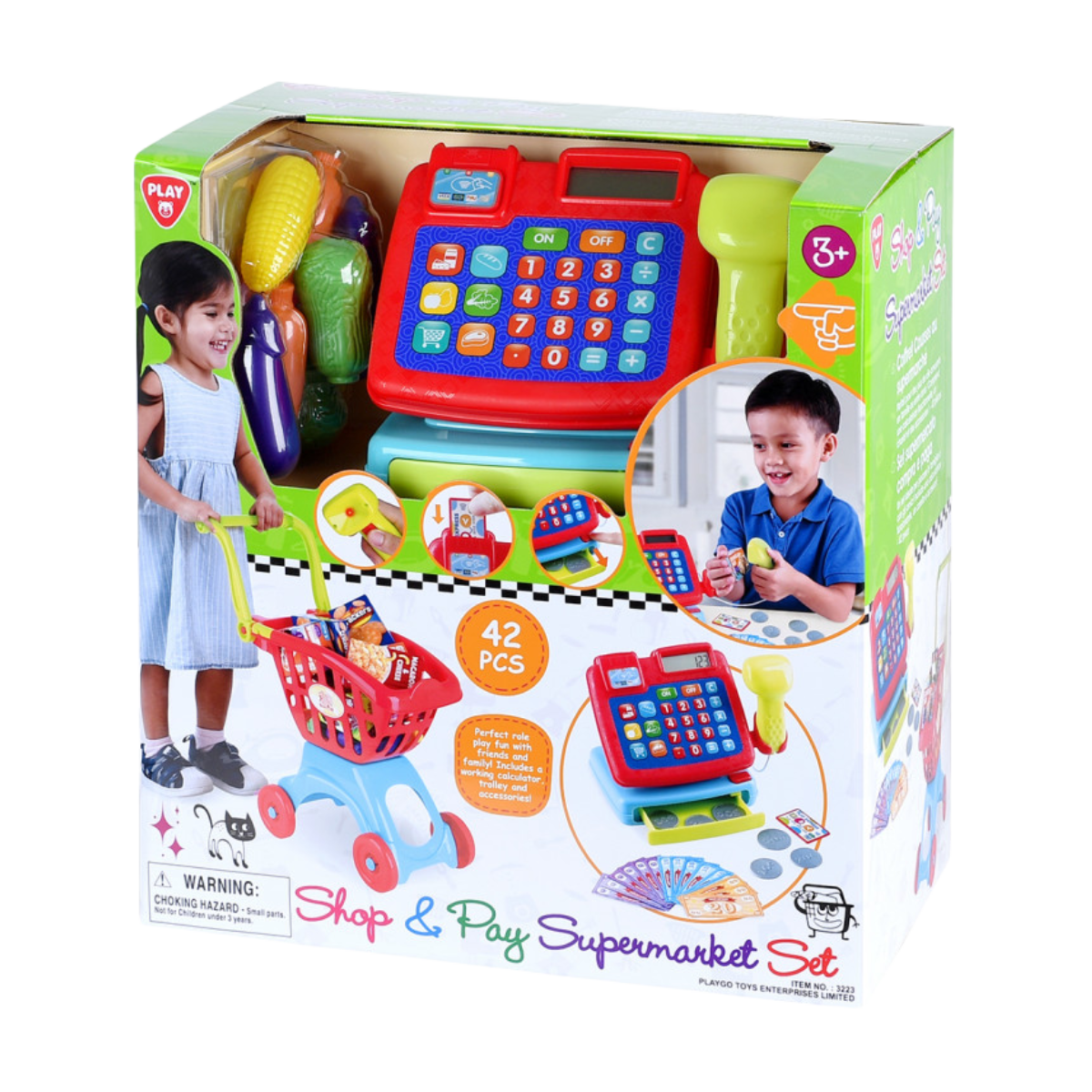 Playgo |  Supermarket Set Shop & Pay,