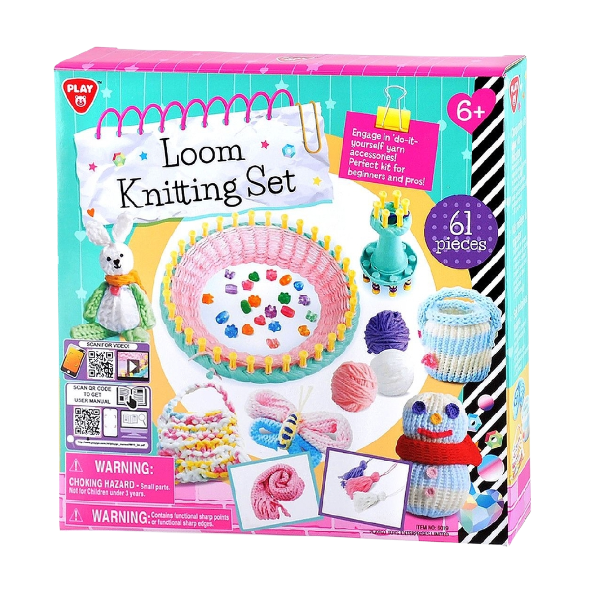 Playgo | Set De Tejido En Telar - 61 piezas