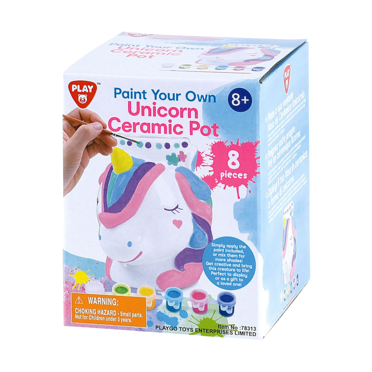 Playgo | Paint Your Own - Unicorn Ceramic