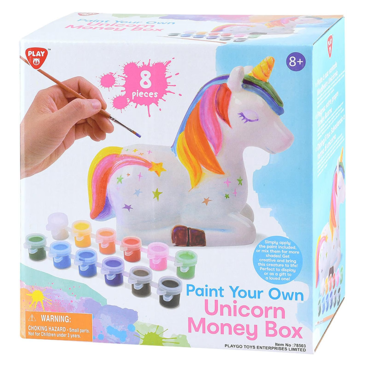 Playgo | Paint Your Own - Unicorn Money Bo