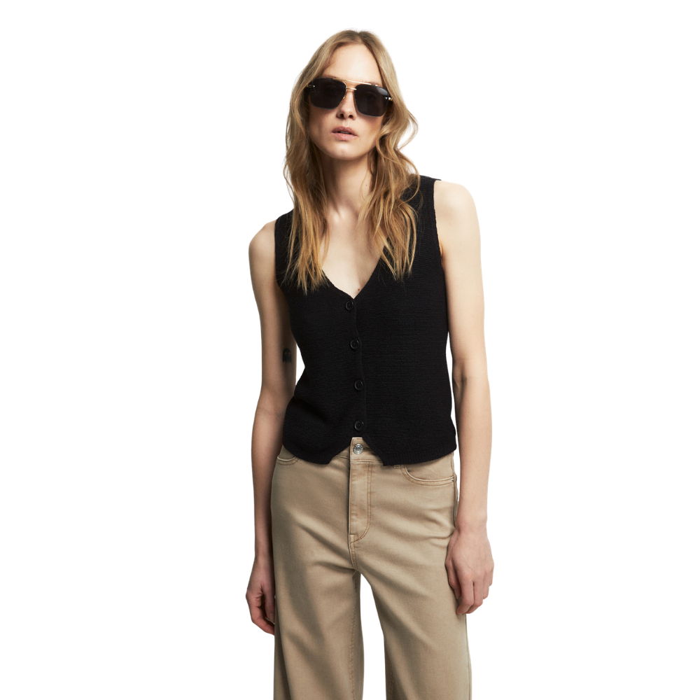 Sfera | Chaleco Punto Botones