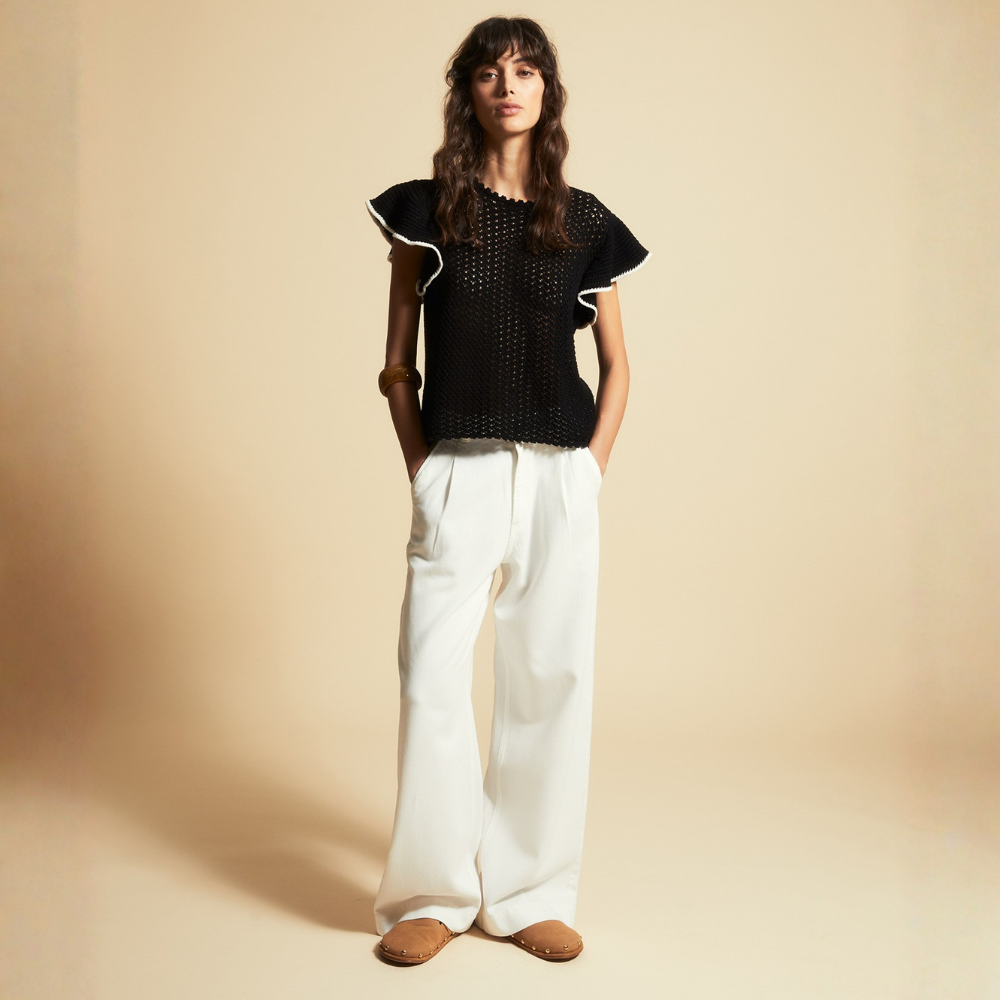 Sfera | Top con Volantes para Dama