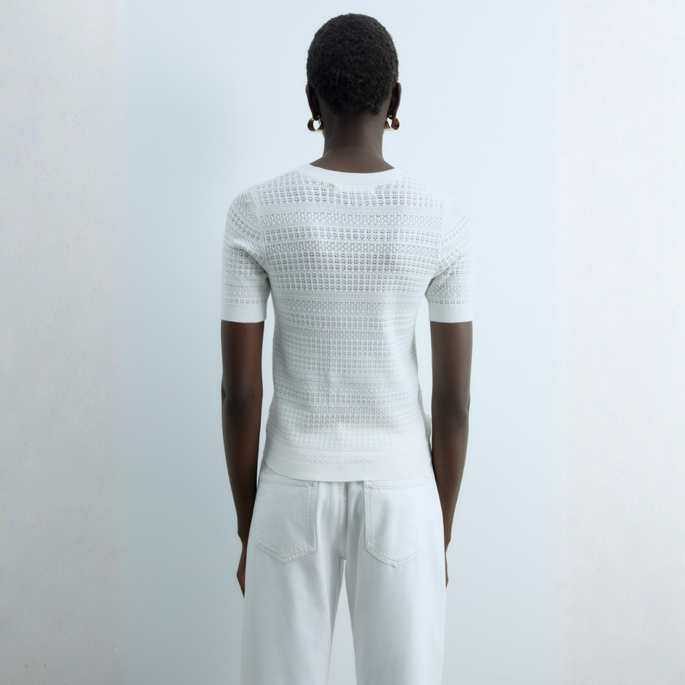 Sfera | Jersey Corto Calado para Dama