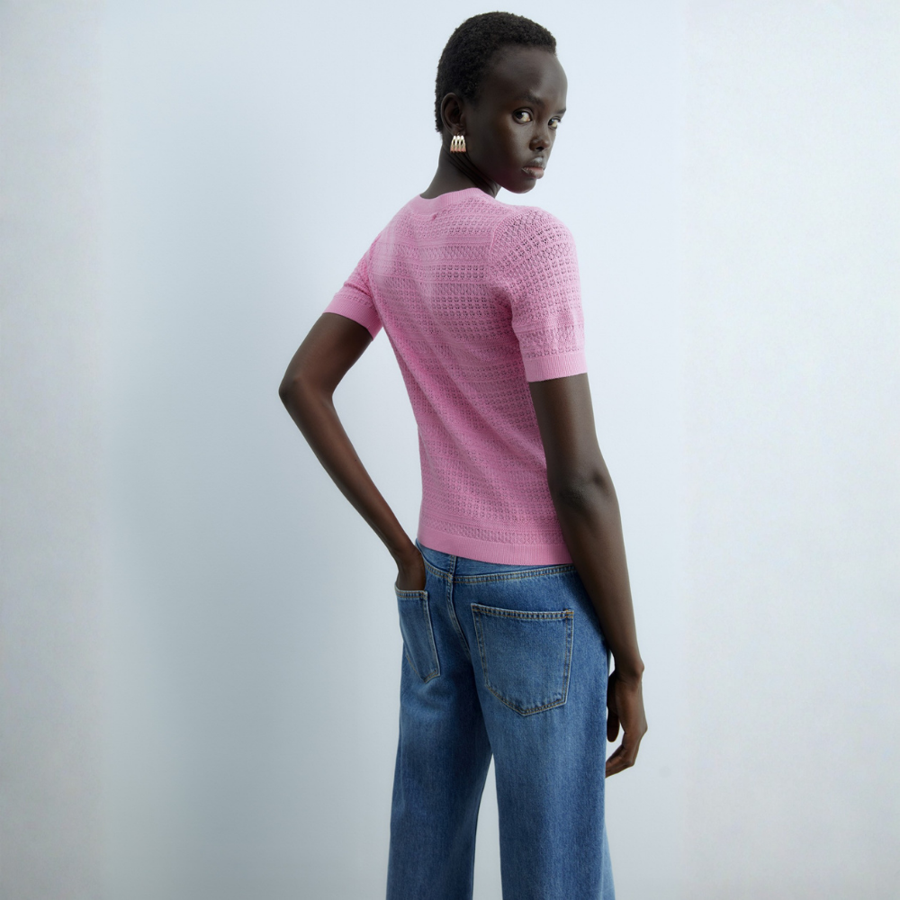 Sfera | Jersey Corto Calado para Dama