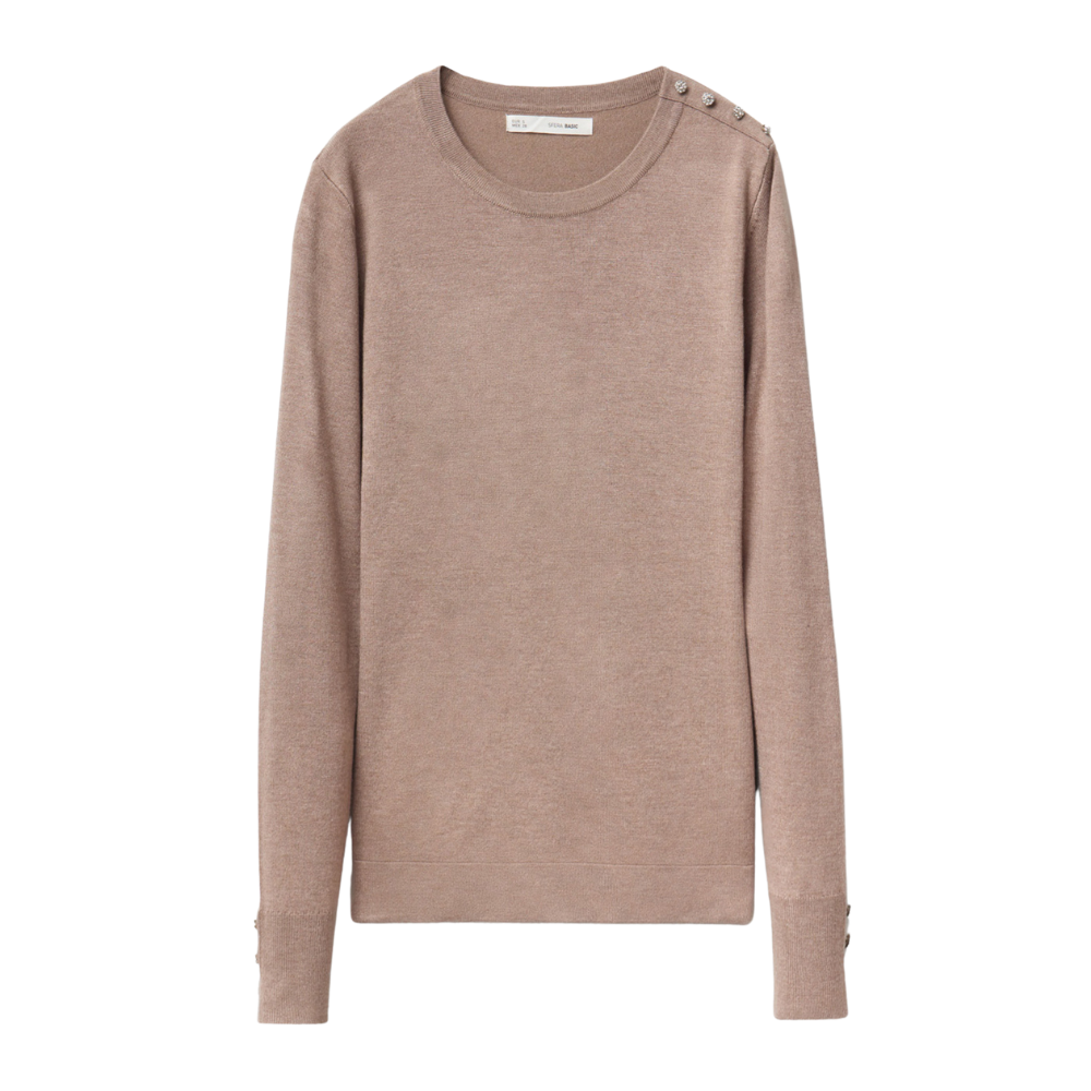 Sfera | Jersey Botón Joya para Dama