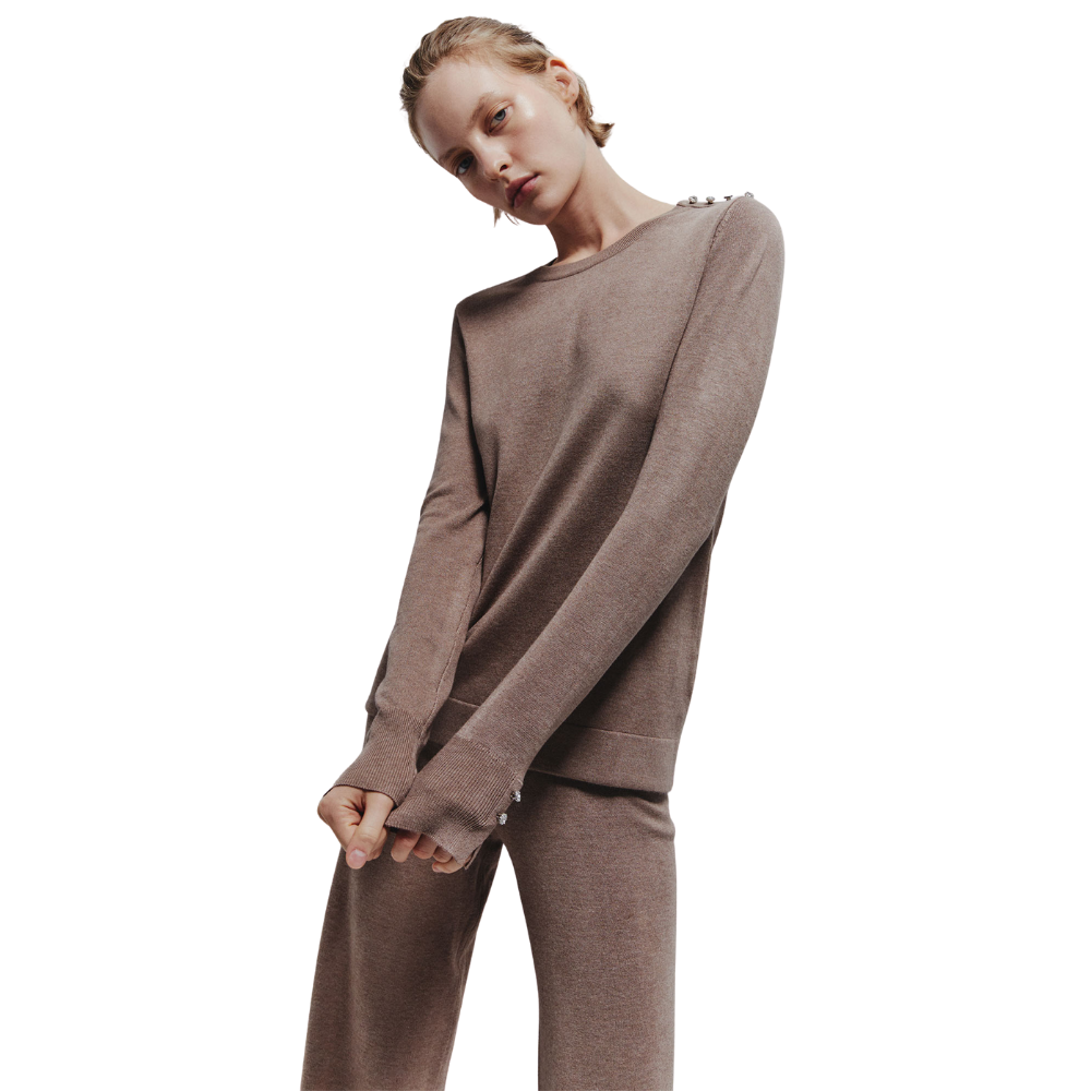 Sfera | Jersey Botón Joya para Dama