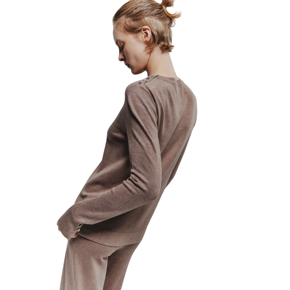 Sfera | Jersey Botón Joya para Dama
