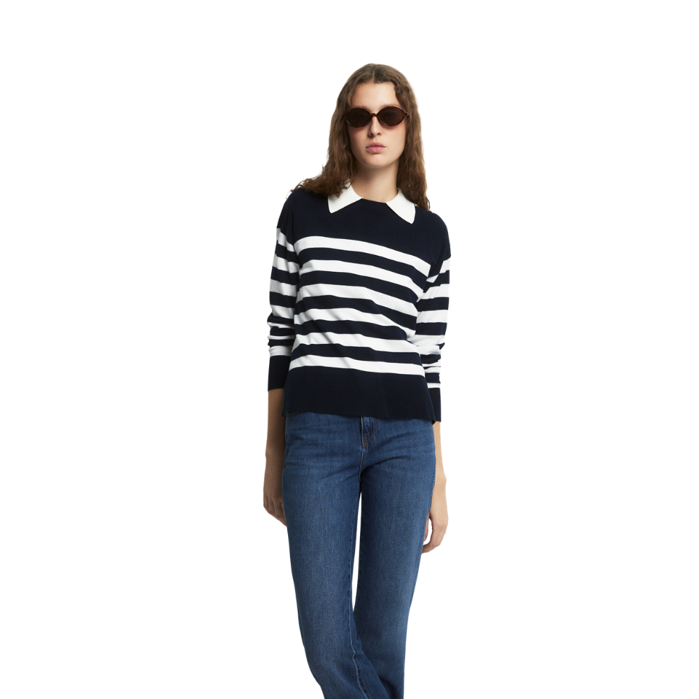 Sfera | Jersey Rayas Botones