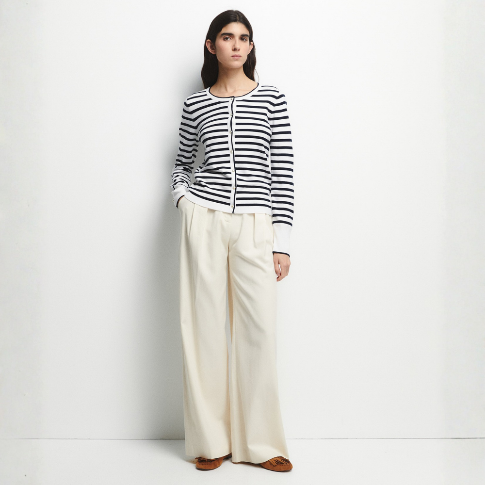 Sfera | Chaqueta en Punto con Rayas para Dama