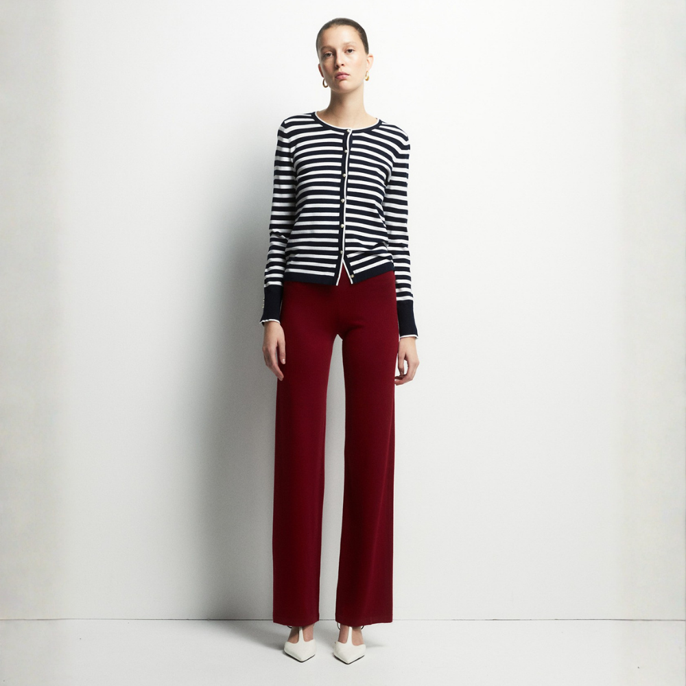 Sfera | Chaqueta en Punto con Rayas para Dama