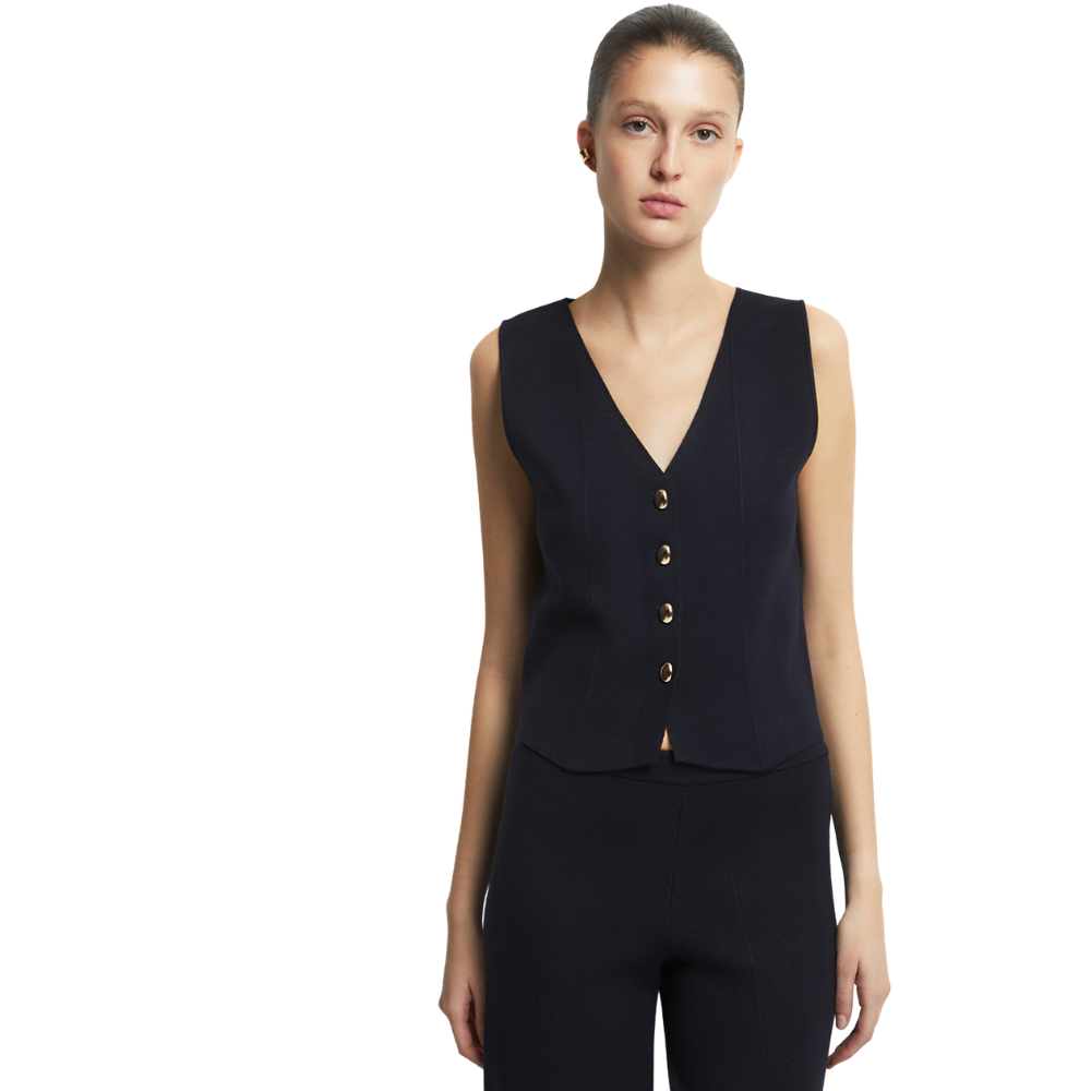 Sfera | Chaleco con Cerrojillo y Botones para Dama