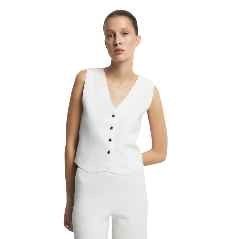Sfera | Chaleco con Cerrojillo y Botones para Dama