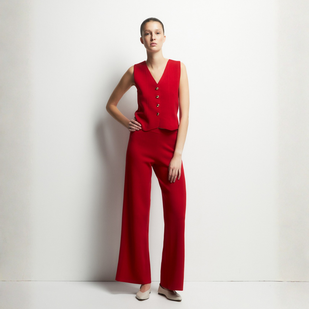 Sfera | Chaleco con Cerrojillo y Botones para Dama