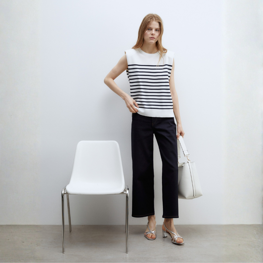 Sfera | Top Rayas Manga para Dama