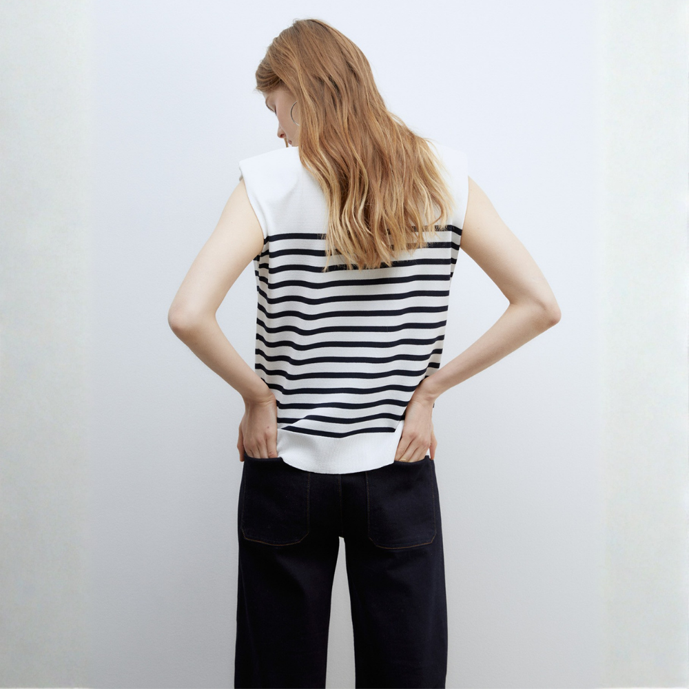 Sfera | Top Rayas Manga para Dama