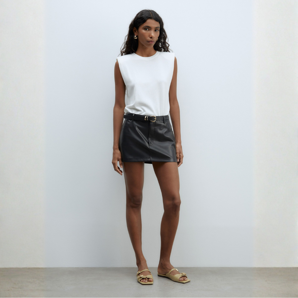 Sfera | Top Liso Hombrera para Dama