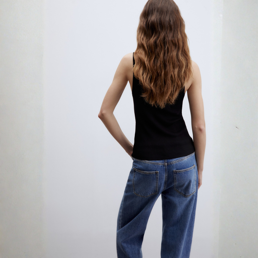 Sfera | Top Canalé Escote para Dama