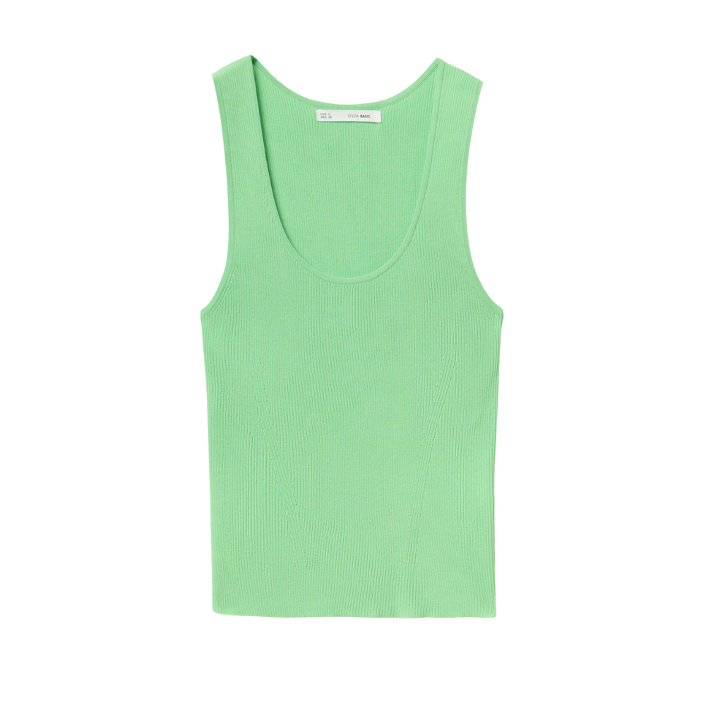 Sfera | Top Canalé Escote para Dama