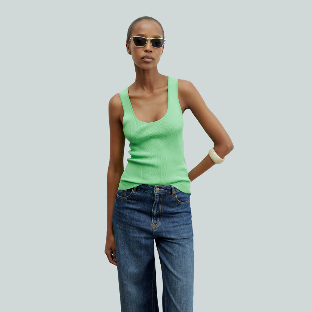 Sfera | Top Canalé Escote para Dama