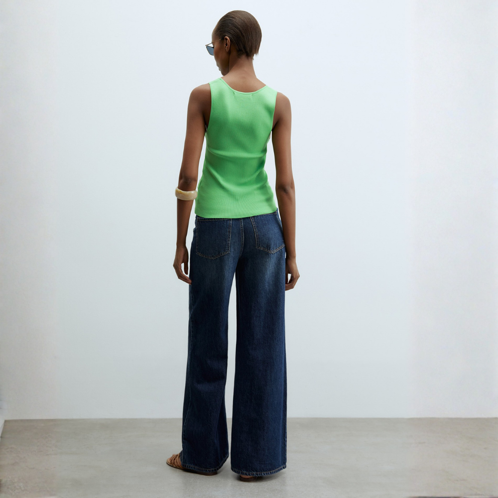 Sfera | Top Canalé Escote para Dama