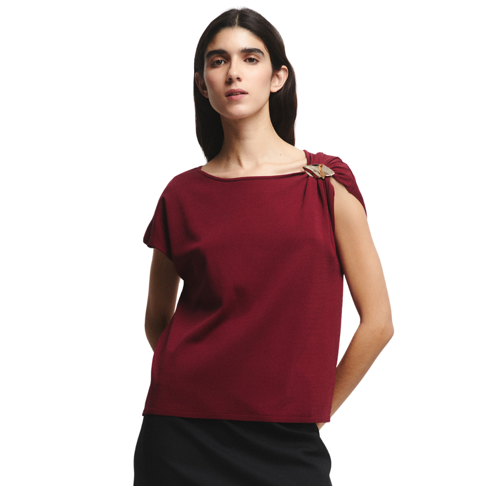 Sfera | Top de Aplique Dorado para Dama