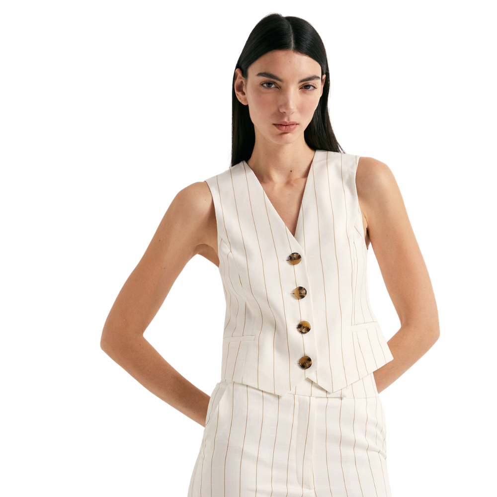 Sfera | Chaleco con Rayas para Dama