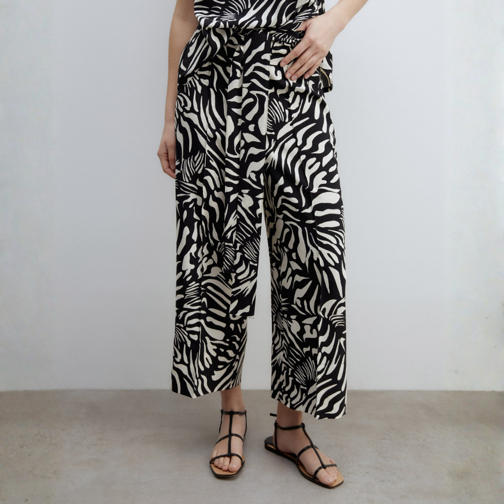 Sfera | Pantalón Culotte Estampado para Dama