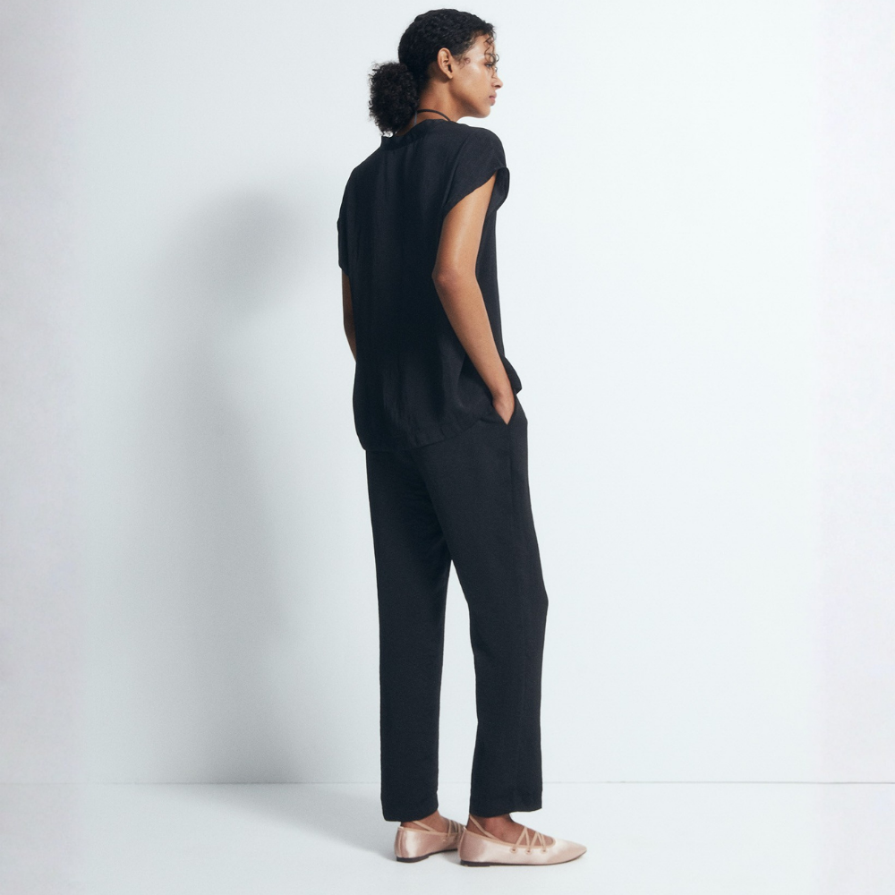 Sfera | Pantalón Tipo Fluido Liso para Dama