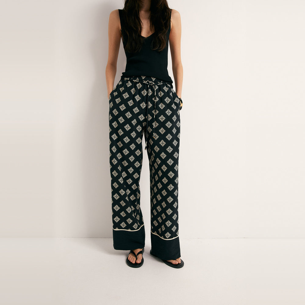 Sfera | Pantalón Ancho Estampado para Dama