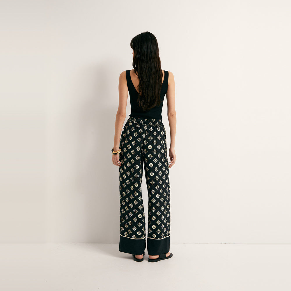 Sfera | Pantalón Ancho Estampado para Dama