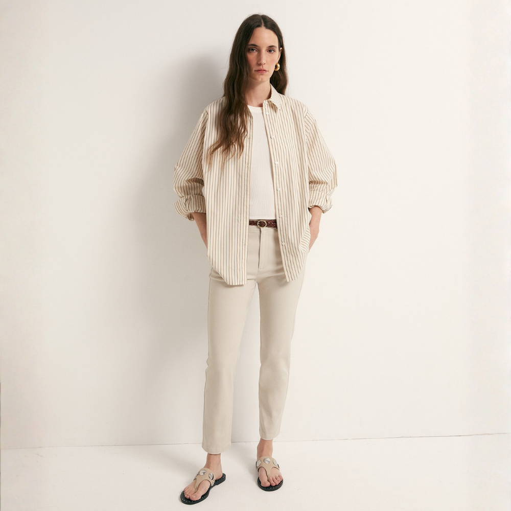 Sfera | Pantalón Tipo Chino con Cinturón para Dama