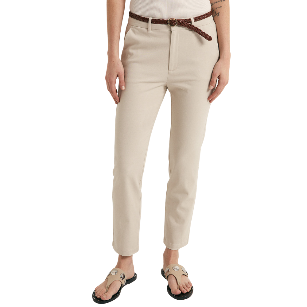 Sfera | Pantalón Tipo Chino con Cinturón para Dama