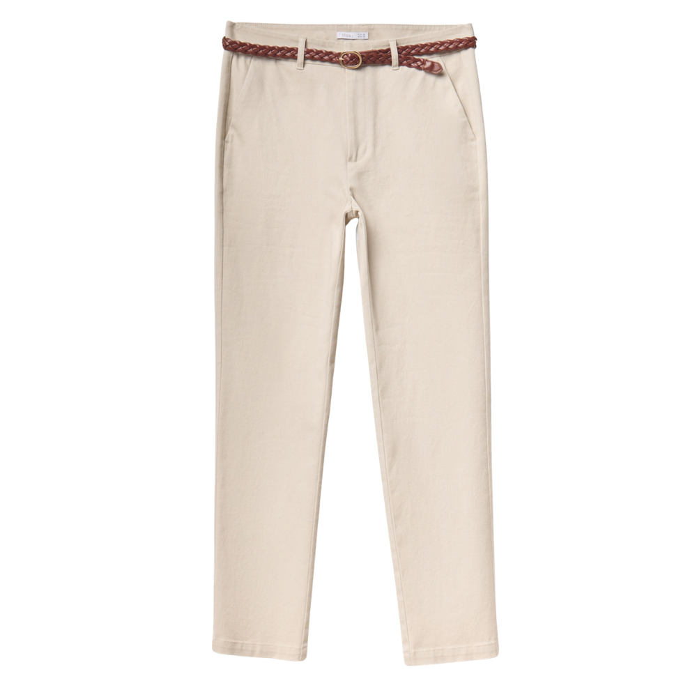 Sfera | Pantalón Tipo Chino con Cinturón para Dama