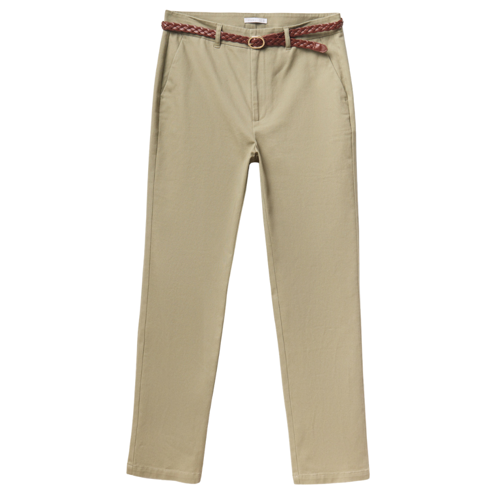 Sfera | Pantalón Tipo Chino con Cinturón para Dama