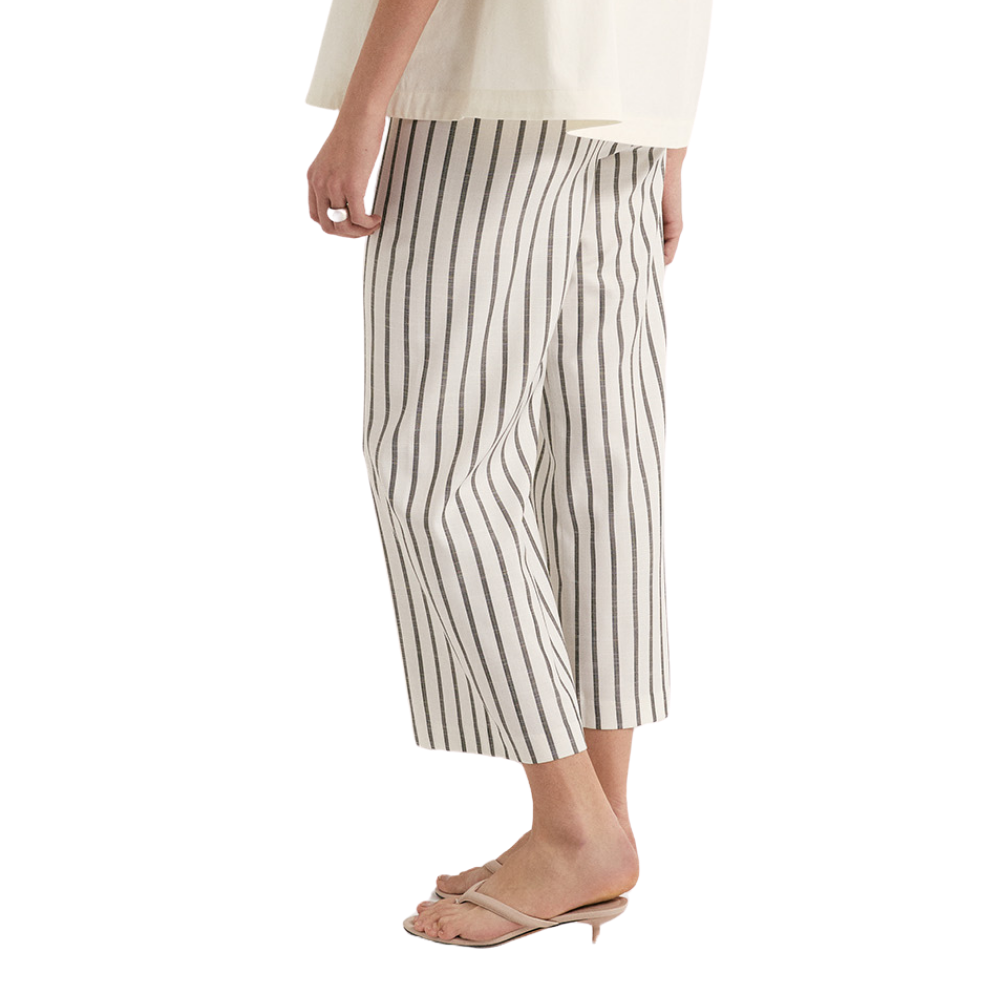 Sfera | Pantalón Tipo Culotte con Rayas para Dama