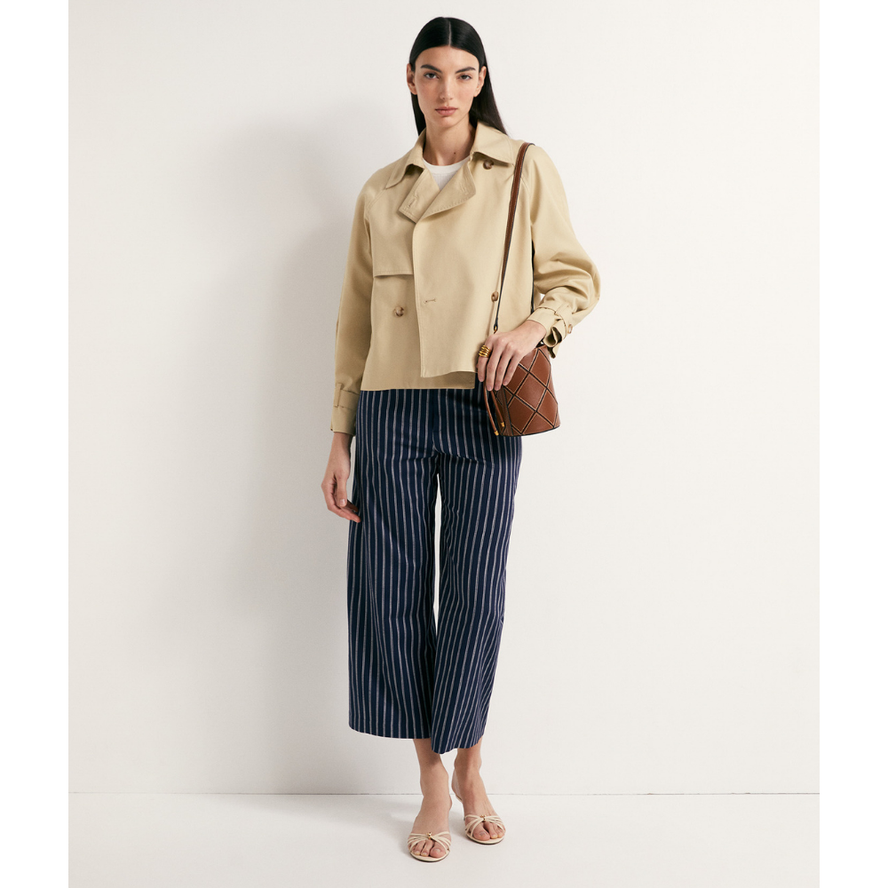 Sfera | Pantalón Tipo Culotte con Rayas para Dama