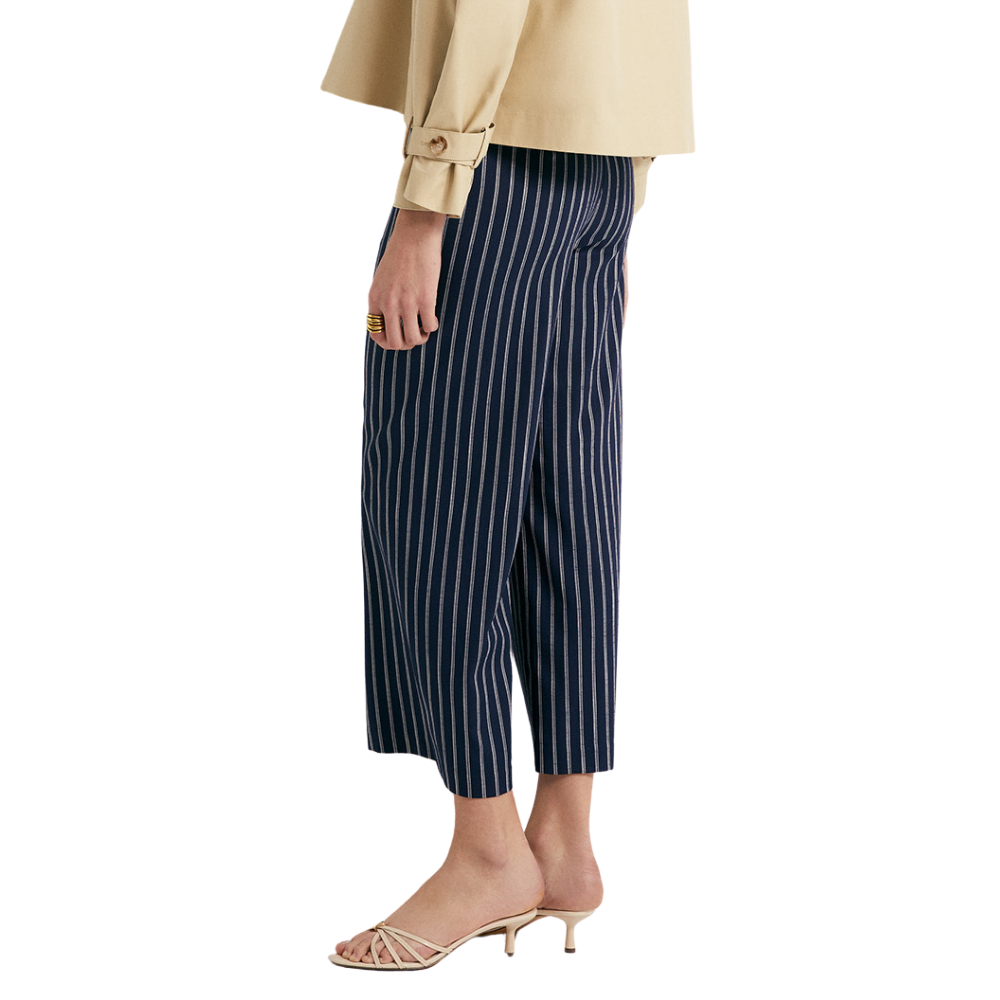 Sfera | Pantalón Tipo Culotte con Rayas para Dama