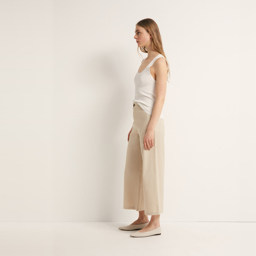 Sfera | Pantalón Culotte de Lino para Dama