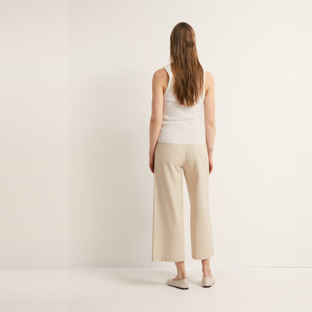 Sfera | Pantalón Culotte de Lino para Dama