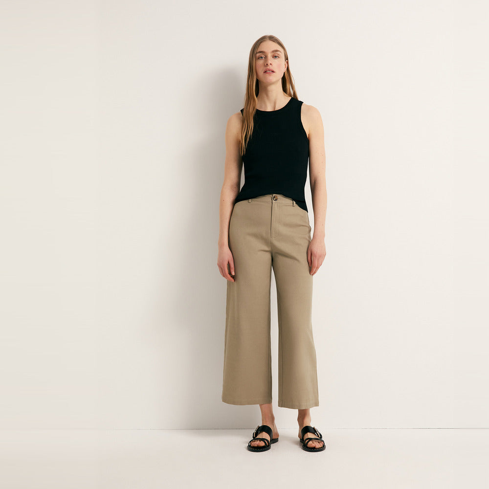 Sfera | Pantalón Culotte de Lino para Dama