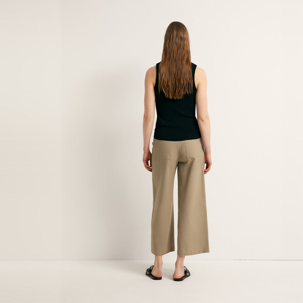 Sfera | Pantalón Culotte de Lino para Dama