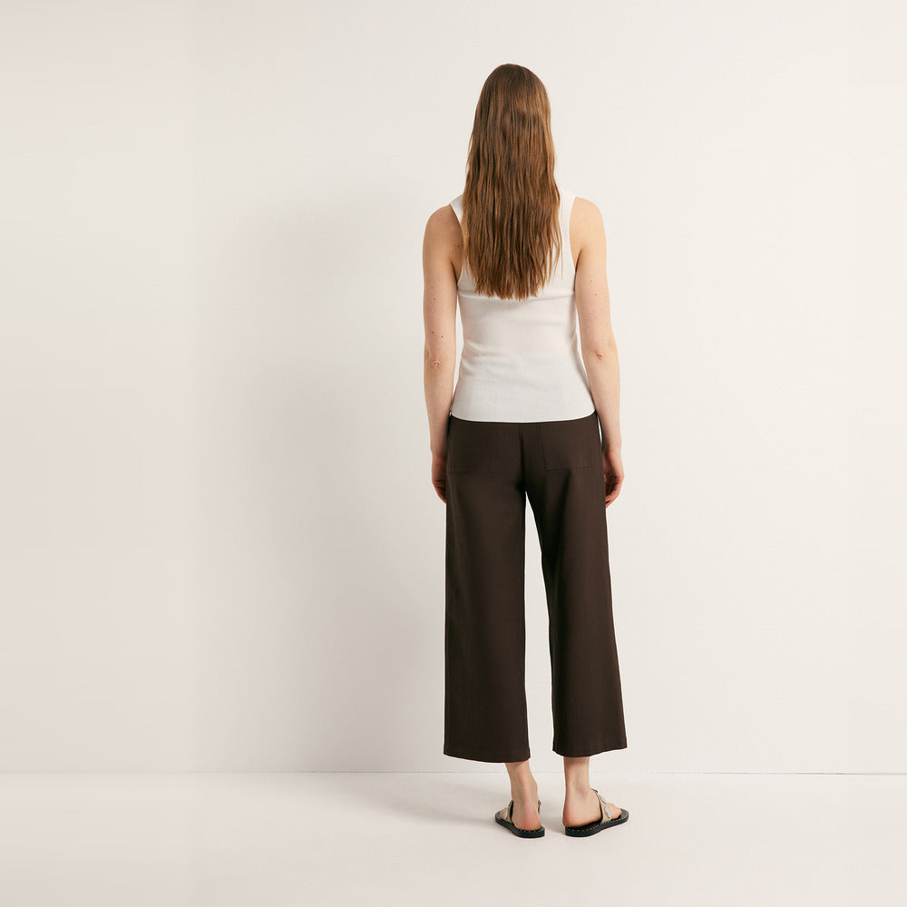 Sfera | Pantalón Culotte de Lino para Dama
