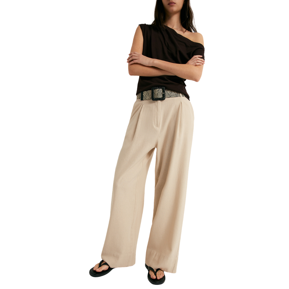 Sfera | Pantalón Ancho en Lino para Dama